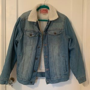 Men’s Fleece Lined Denim Jacket